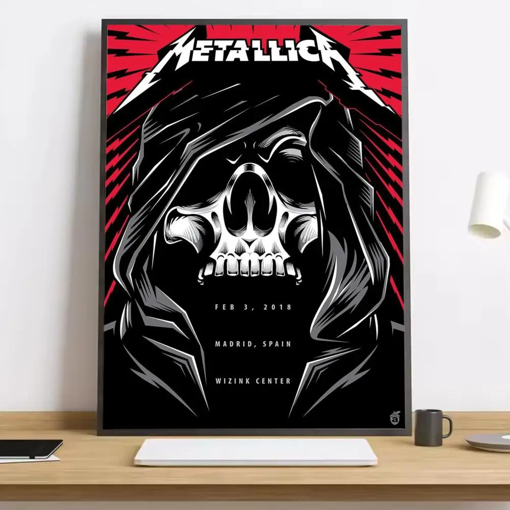 Plakat Metallica - rock i metal Czarny23