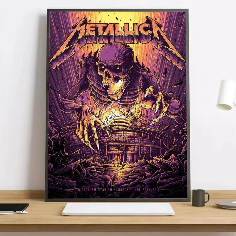 Plakat Metallica - rock i metal Czarny24
