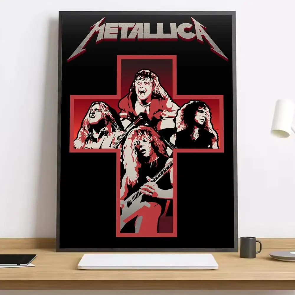 Plakat Metallica – rock i metal Czarny26
