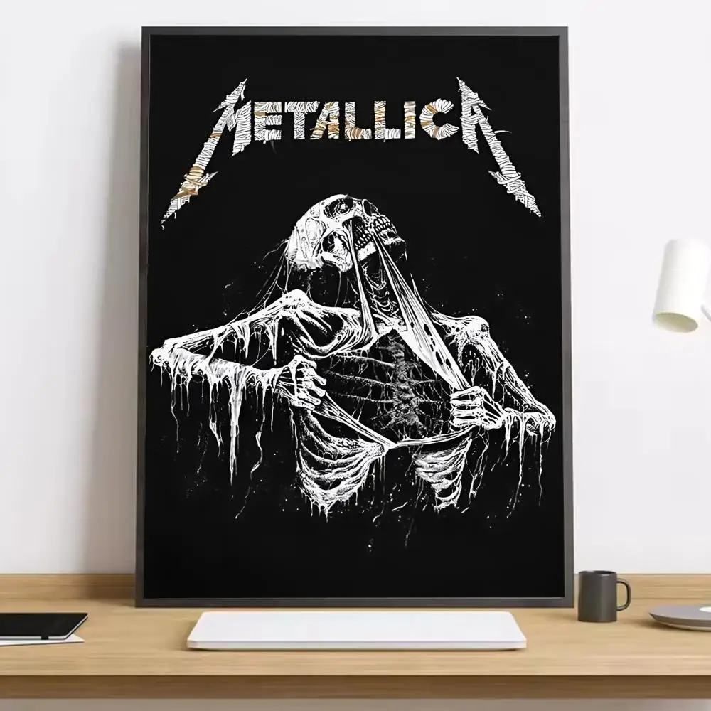 Plakat Metallica – rock i metal Czarny27