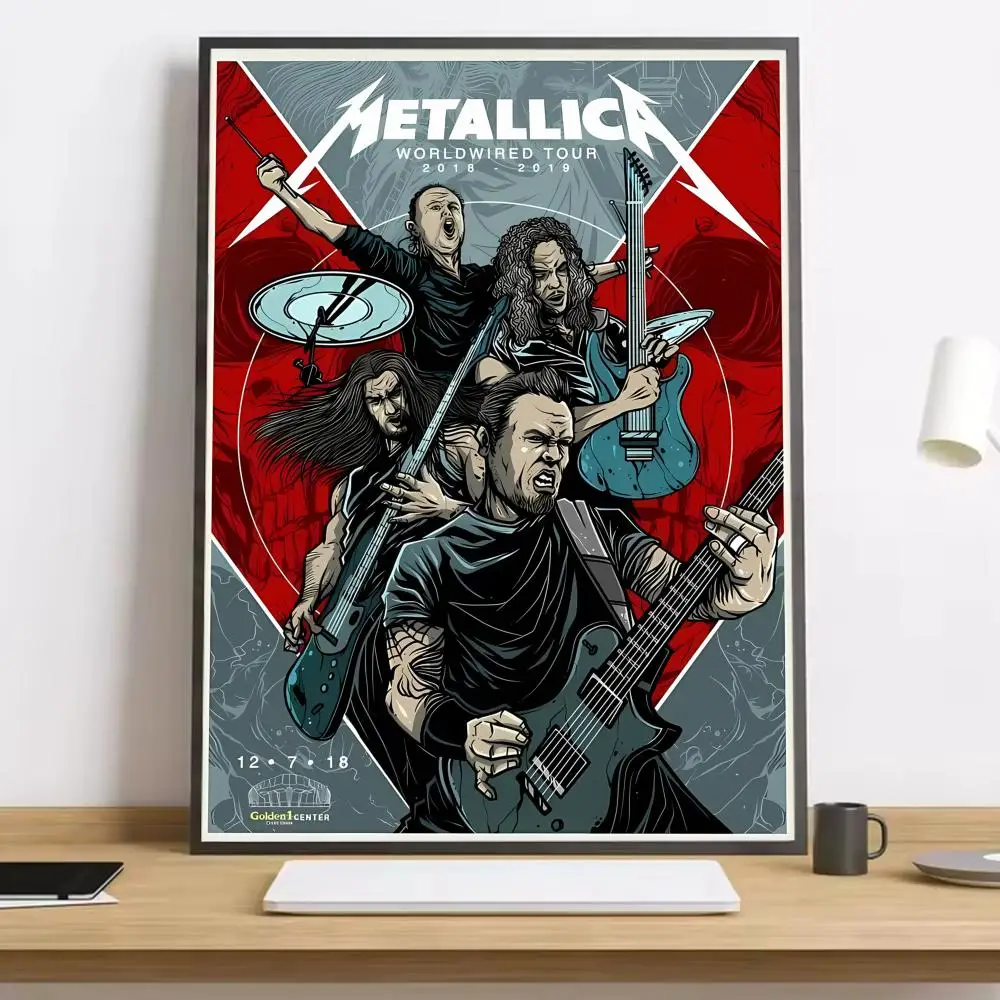 Plakat Metallica - rock i metal Czarny28