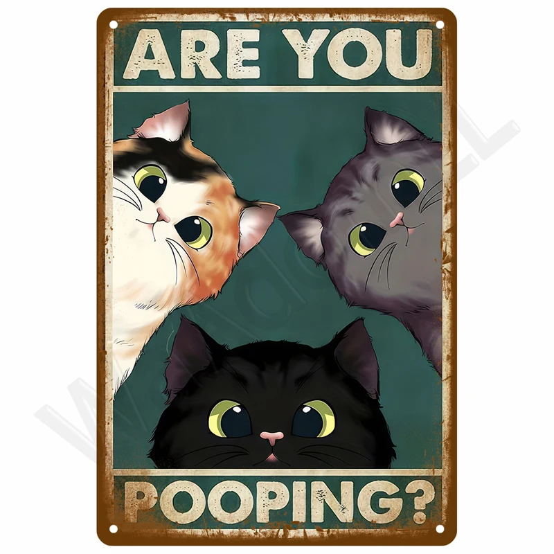 Plakat metalowy retro - vintage blaszany znak Wzór 6