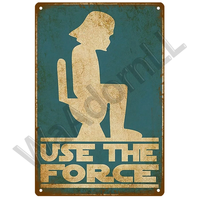 Plakat metalowy WC Toaleta retro vintage Czerwona róża