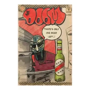 Plakat MF DOOM - hip-hop i rap Wzór 1
