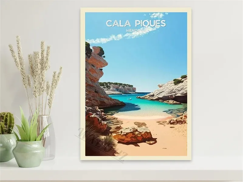 Plakat miasta retro – Paryż, Porto i podróże Wzór 11