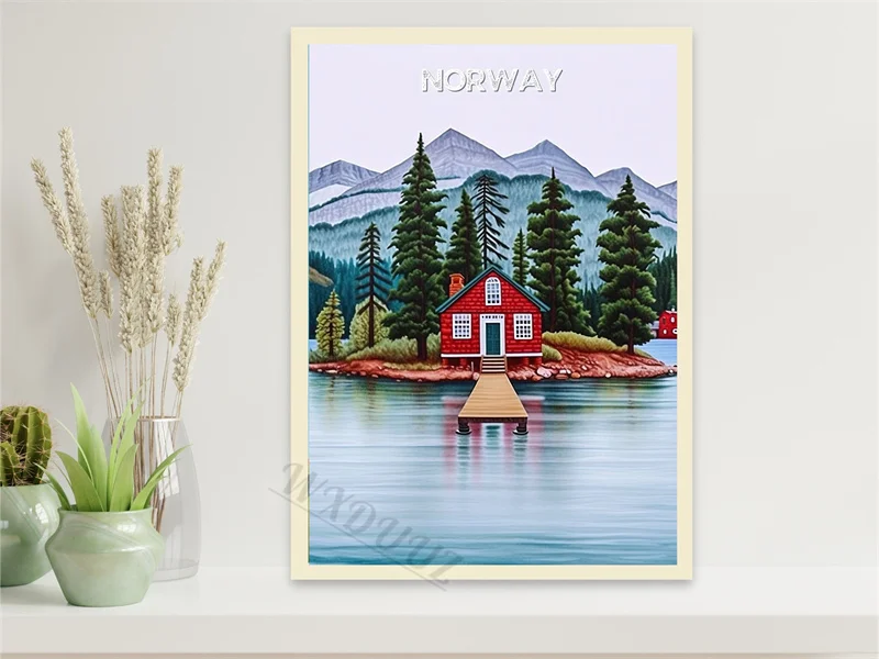 Plakat miasta retro – Porto, Paryż i inne Wzór 12