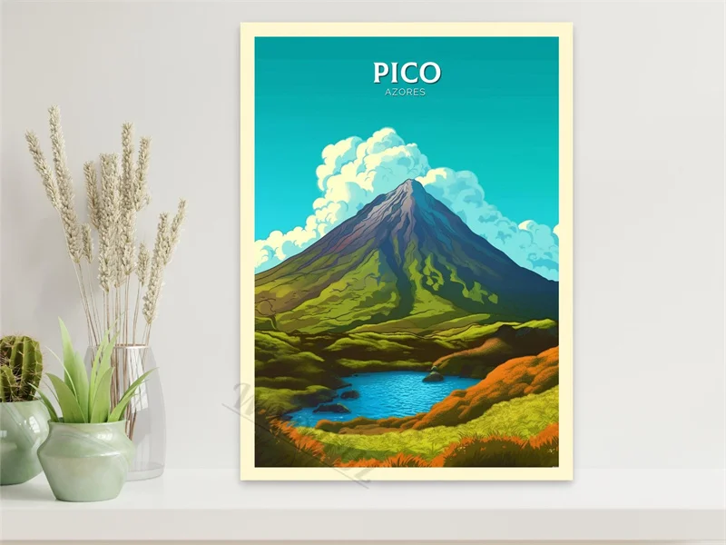 Plakat miasta retro - Porto, Paryż i inne Wzór 1