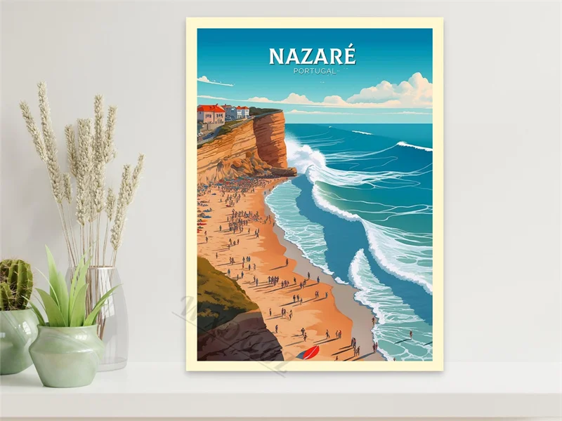 Plakat miasta retro - Porto, Paryż i inne Wzór 2