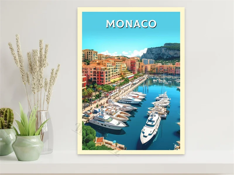 Plakat miasta retro - Porto, Paryż i inne Wzór 5