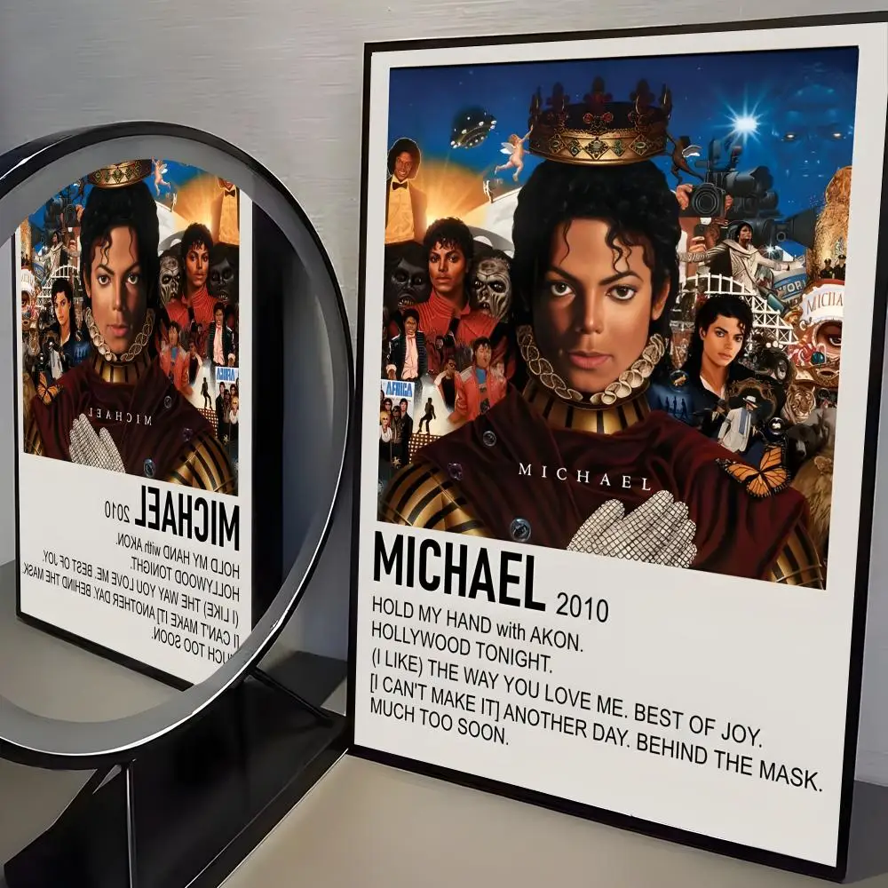 Plakat Michael Jackson - portret legendy muzyki Czarny12