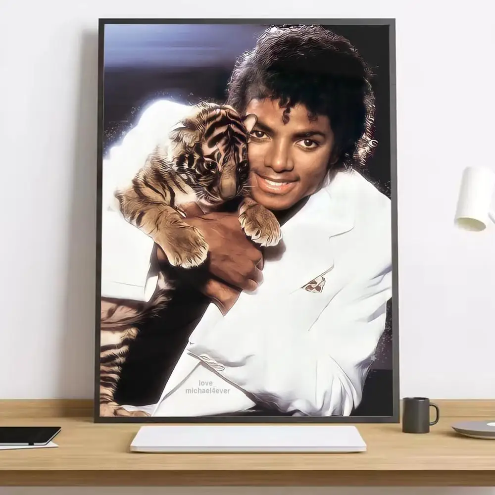 Plakat Michael Jackson - portret Czarny4