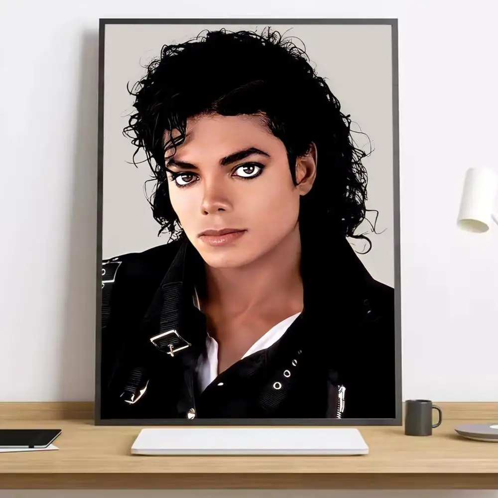 Plakat Michael Jackson - portret Czarny8