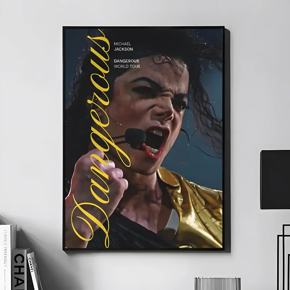 Michael Jackson - plakat z legendą muzyki White11