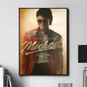 Michael Jackson - plakat z legendą muzyki White3