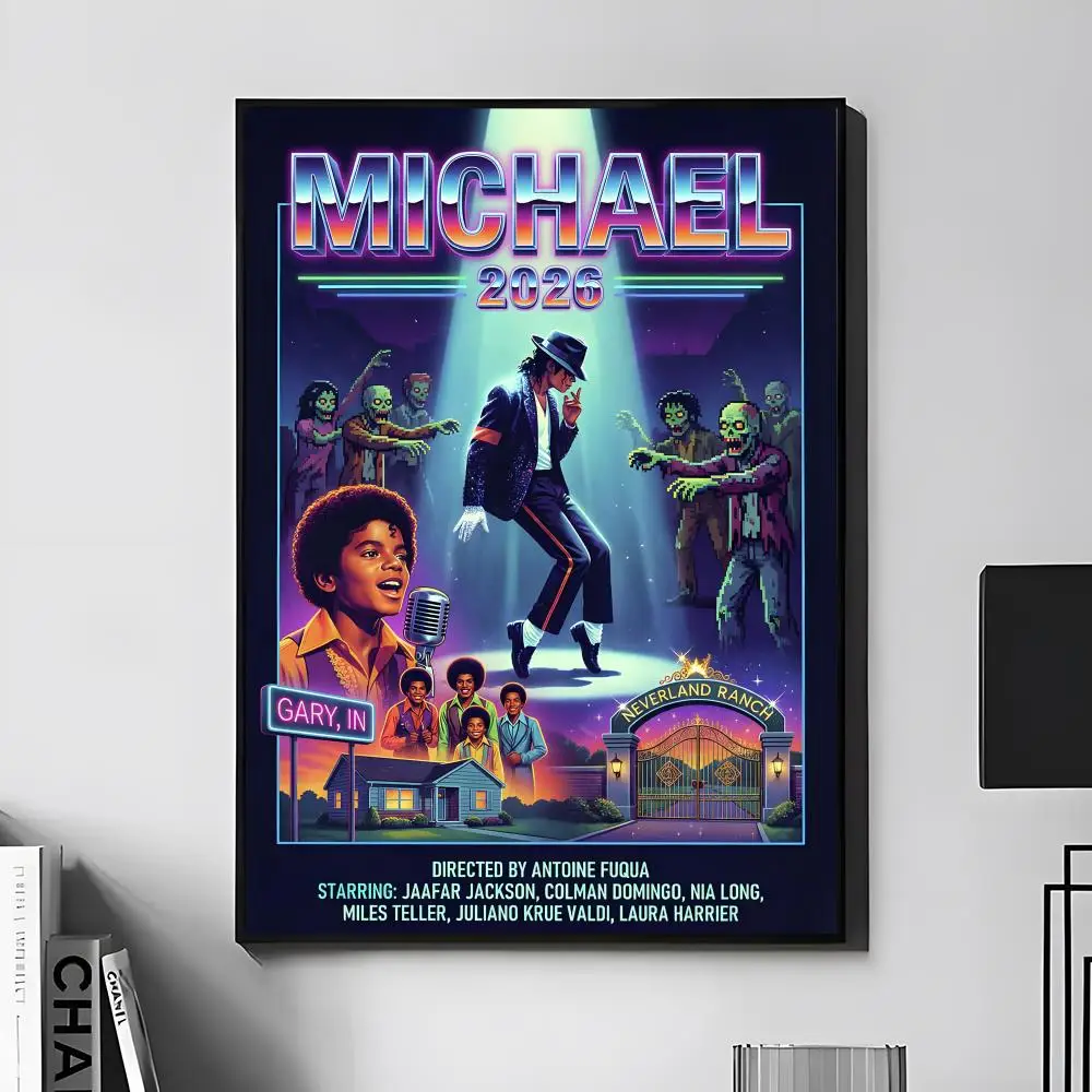 Michael Jackson - plakat z legendą muzyki White5