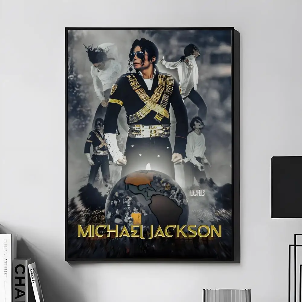 Michael Jackson – plakat z legendą muzyki White7