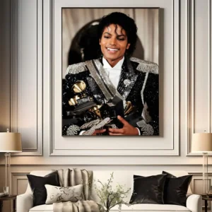 Michael Jackson - plakat muzyczny Black4