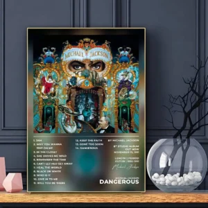 Michael Jackson – plakat muzyczny Wzór 1
