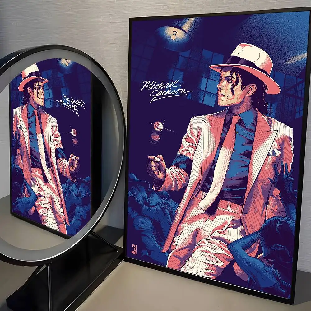 Plakat Michael Jackson - portret muzyczny Wzór 2