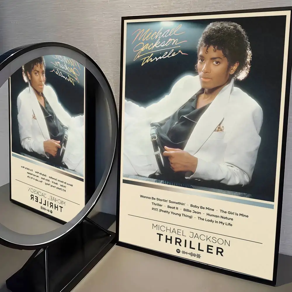 Plakat Michael Jackson - portret muzyczny Wzór 3