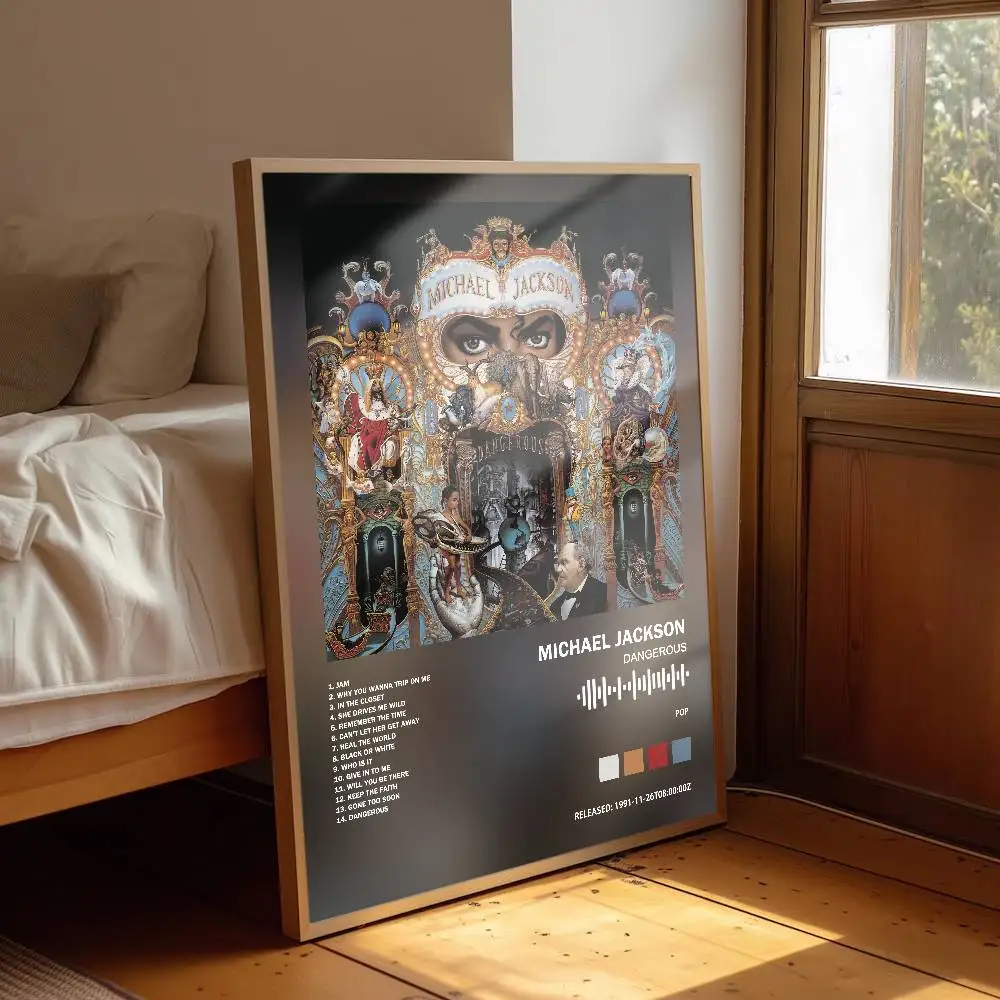 Plakat Michael Jackson - okładka albumu muzycznego Wzór 3