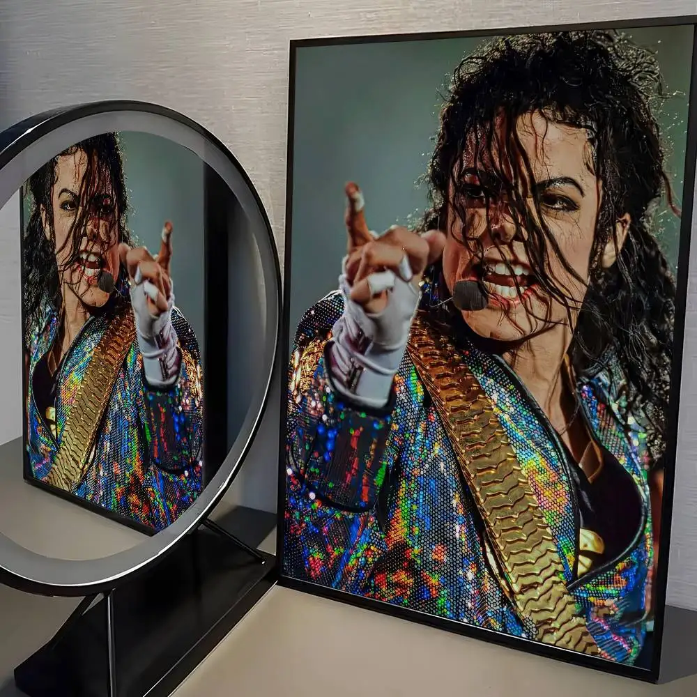 Plakat Michael Jackson - portret muzyczny Wzór 5