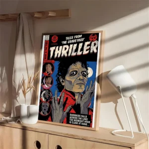 Plakat Michael Jackson retro Wzór 1