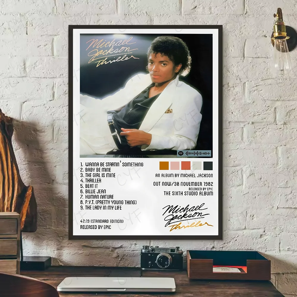 Plakat Michael Jackson - okładka albumu Wzór 3