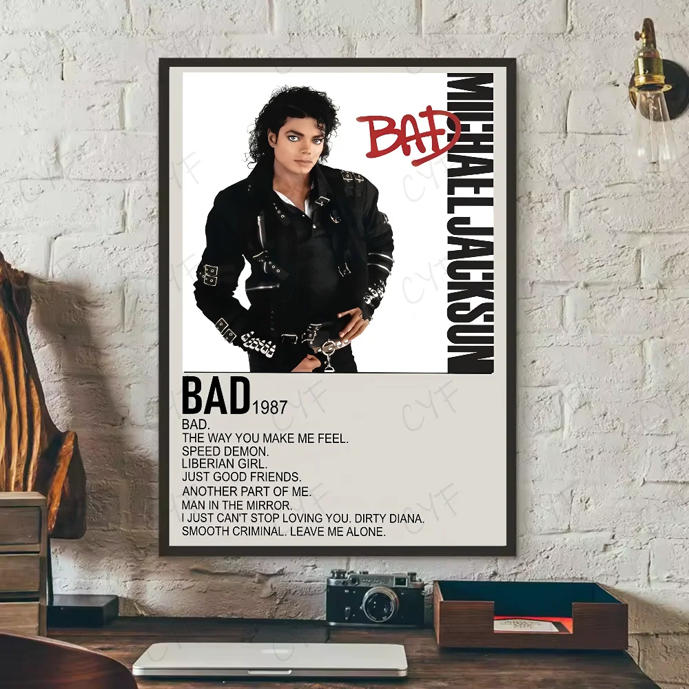 Plakat Michael Jackson - okładka albumu Wzór 6