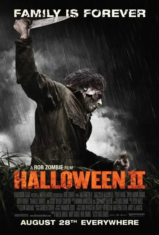 Plakat Michael Myers - horror filmowy na Halloween Fioletowy/фиолетовый
