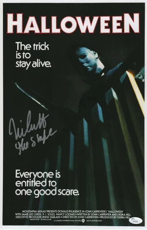Plakat Michael Myers - horror filmowy na Halloween śliwka