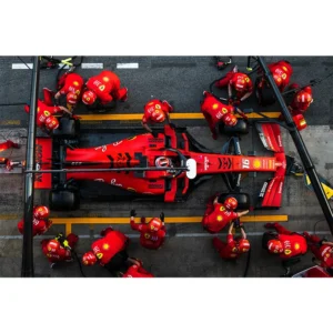 Plakat Michael Schumacher F1 wyścigi Burgundia