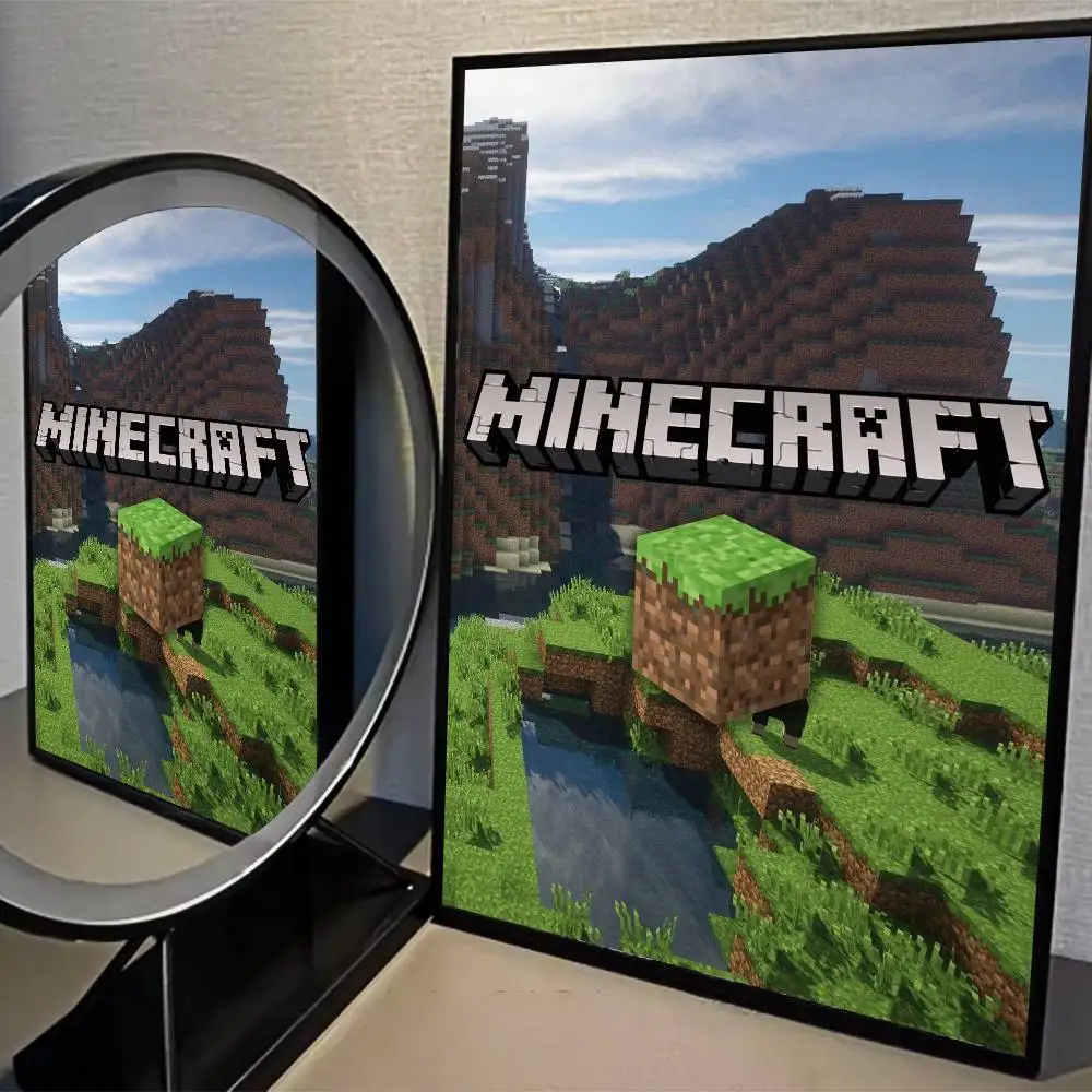 Plakat z gry Minecraft - samoprzylepna grafika Wzór 2