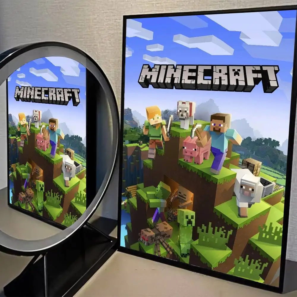 Plakat z gry Minecraft - samoprzylepna grafika Wzór 5
