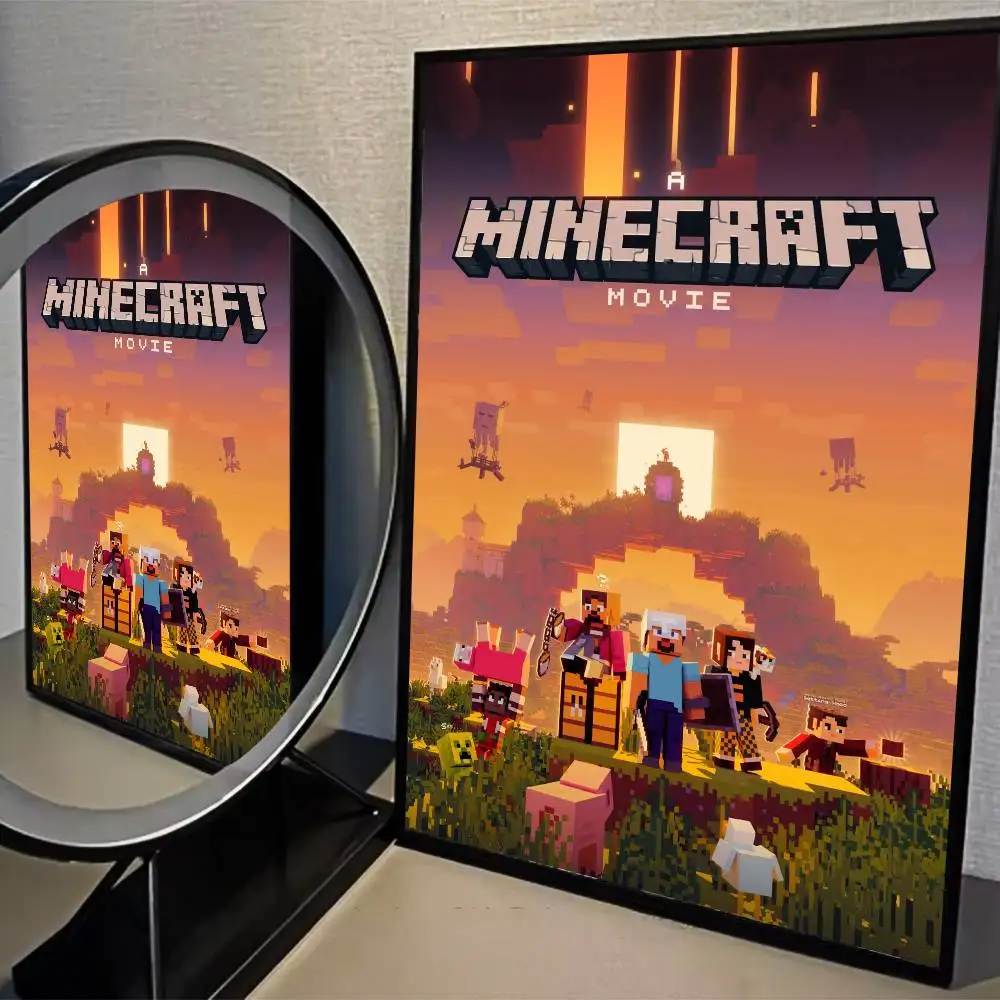 Plakat z gry Minecraft - samoprzylepna grafika Wzór 7