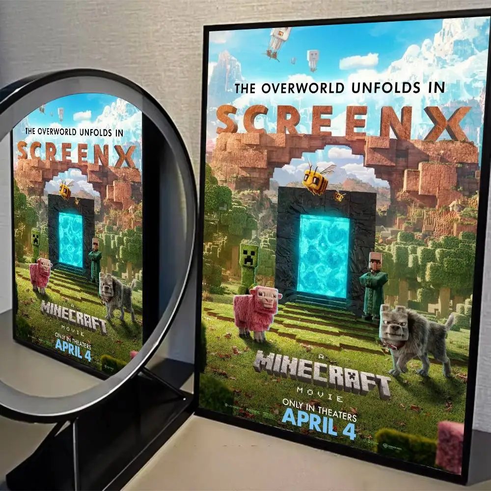 Plakat z gry Minecraft - samoprzylepna grafika Wzór 8