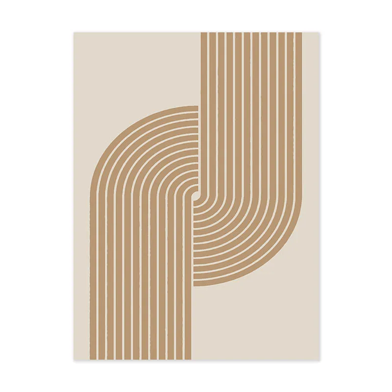 Plakat Minimalistyczna Linia Abstrakcyjna Wzór 4