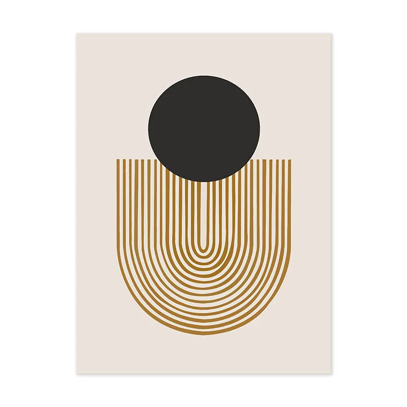 Plakat Minimalistyczna Linia Abstrakcyjna Wzór 5