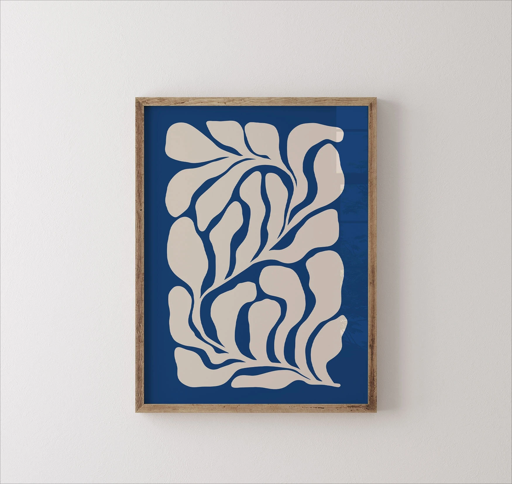 Plakat minimalistyczny - botaniczna linia kwiatowa Wzór 6