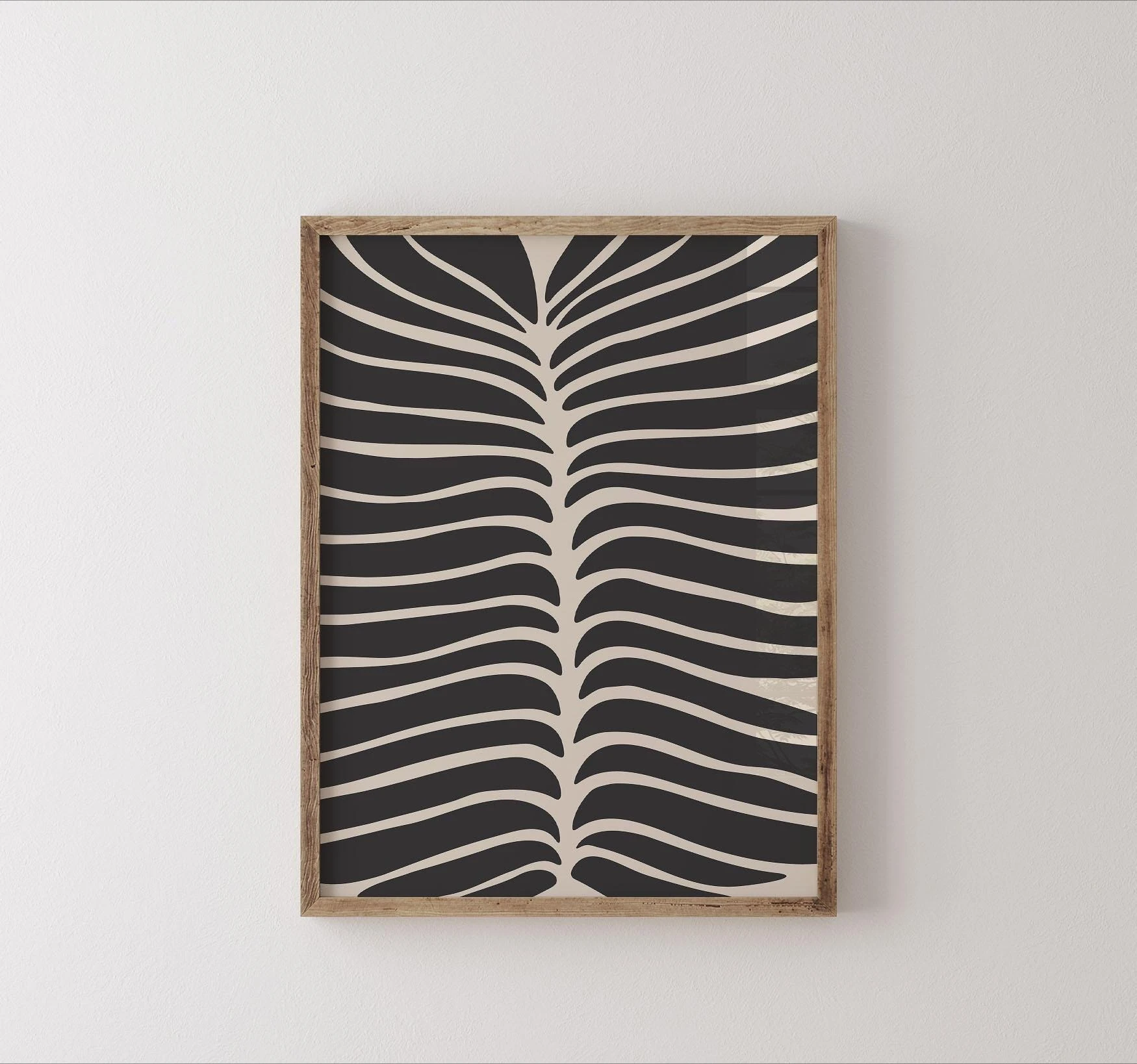 Plakat minimalistyczny - botaniczna linia kwiatowa Wzór 8