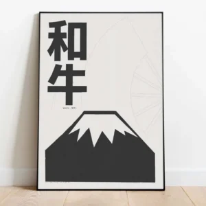 Plakat z minimalistycznym cytatem Wzór 1