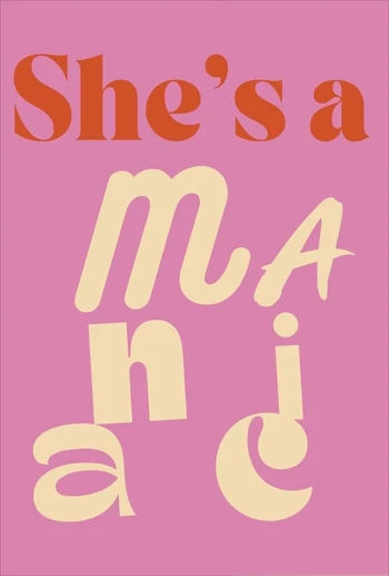 Plakat minimalistyczny z cytatem Ciao Amore Wzór 3