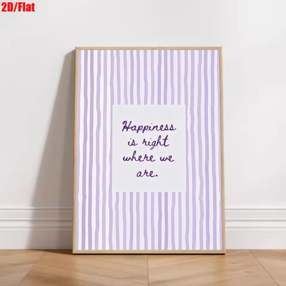 Plakat Minimalistyczny z Cytatem i Paskami żółty