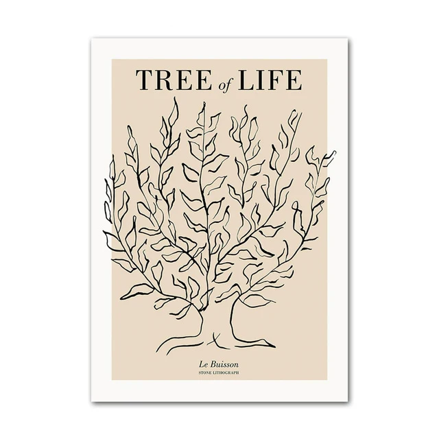 Plakat minimalistyczny cytryna w wazonie Beżowy