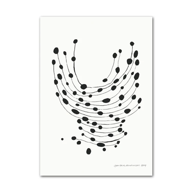 Plakat minimalistyczny cytryna w wazonie Zielony