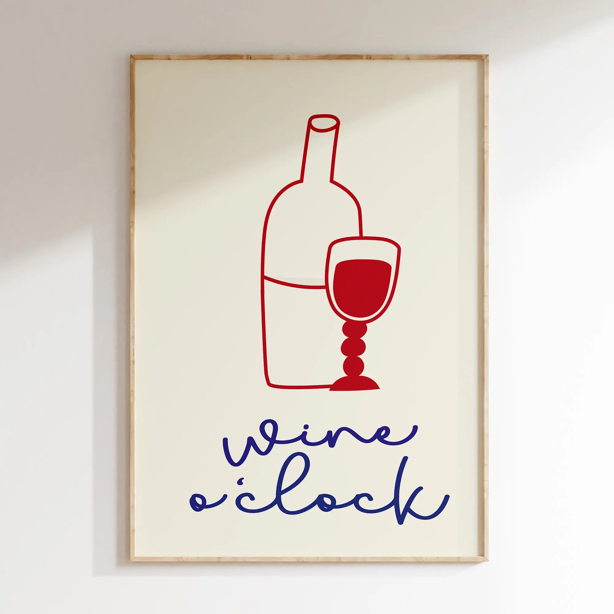 Minimalistyczny plakat do kuchni – owoce i napoje Wzór 12