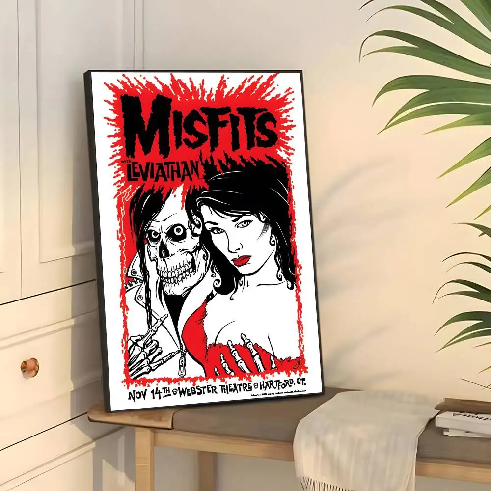 Plakat Misfits – punk rock i horror Wzór 2