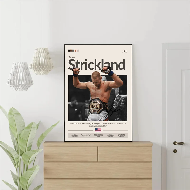Plakat MMA - mistrzostwa sztuk walki Wzór 8