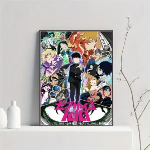 Plakat Mob Psycho 100 - anime na ścianę Wzór 1