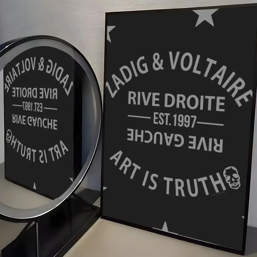 Plakat modowy Zadig & Voltaire Czarny10